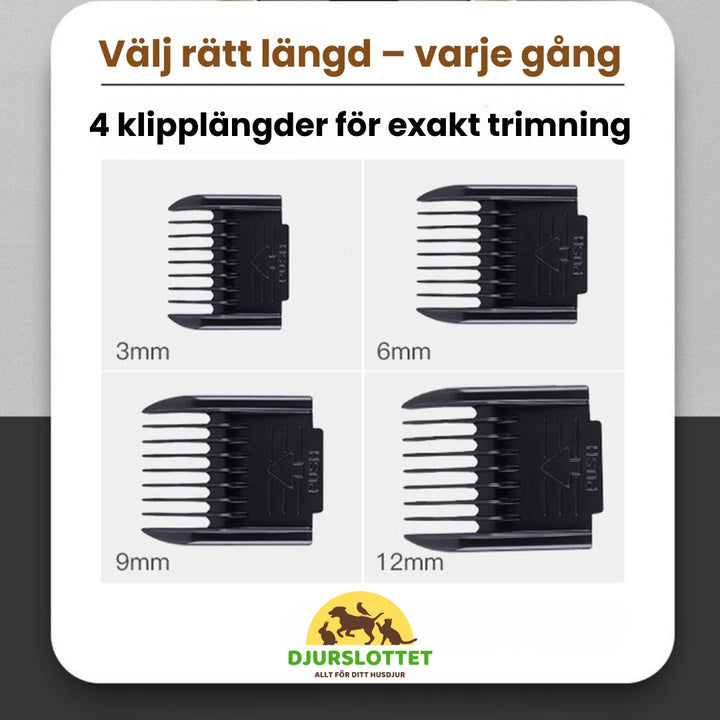 Grooming kit Välj rätt längd – varje gång - Djurslottet
