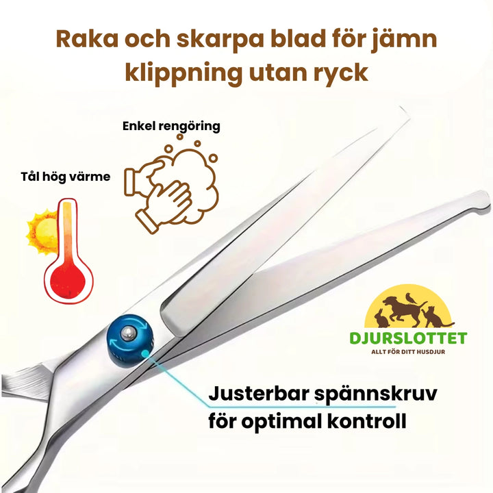 Groomingkit för husdjur Raka och skarpa blad för jämn klippning utan ryck - Djurslottet