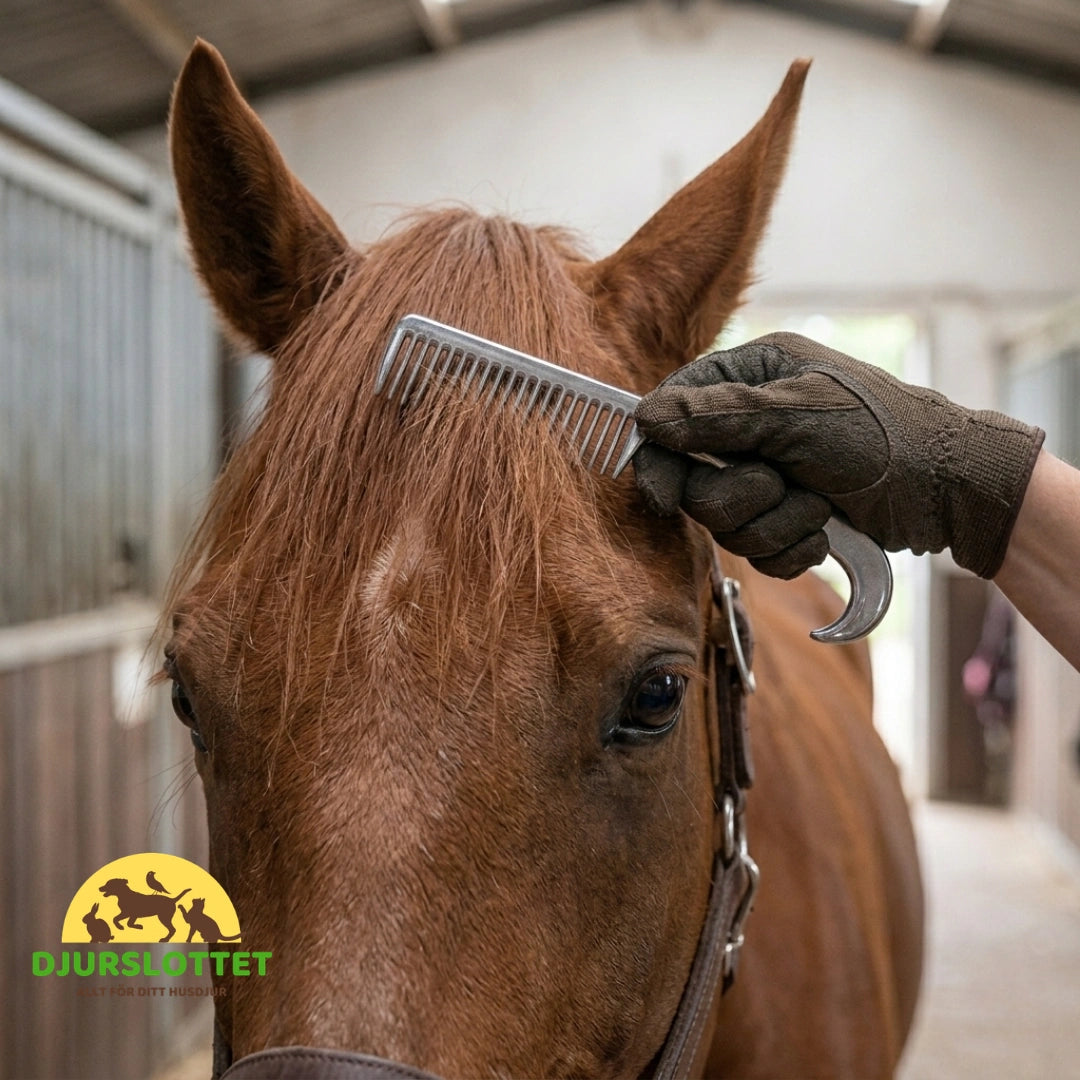 Hästborste Aluminium Smidig hantering -Djurslottet