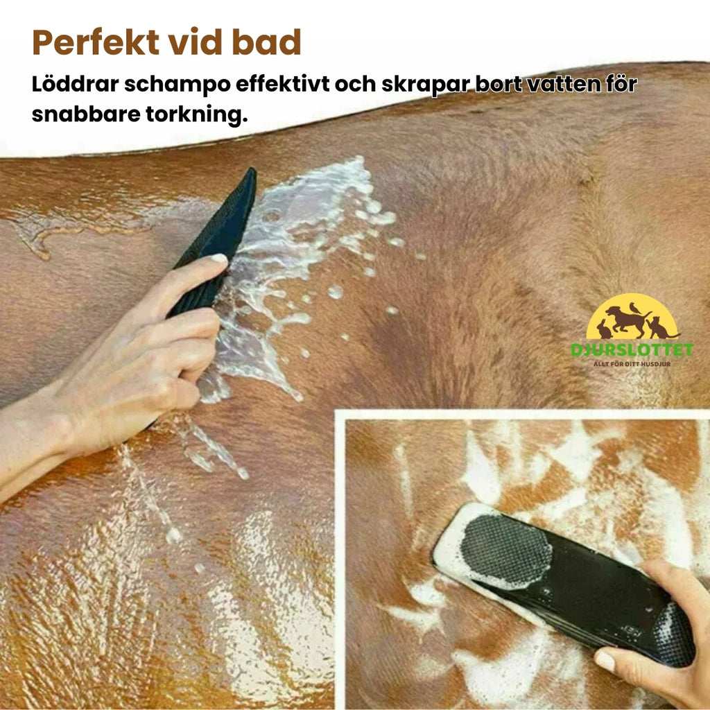 Hästborste Perfekt vid bad - Djurslottet