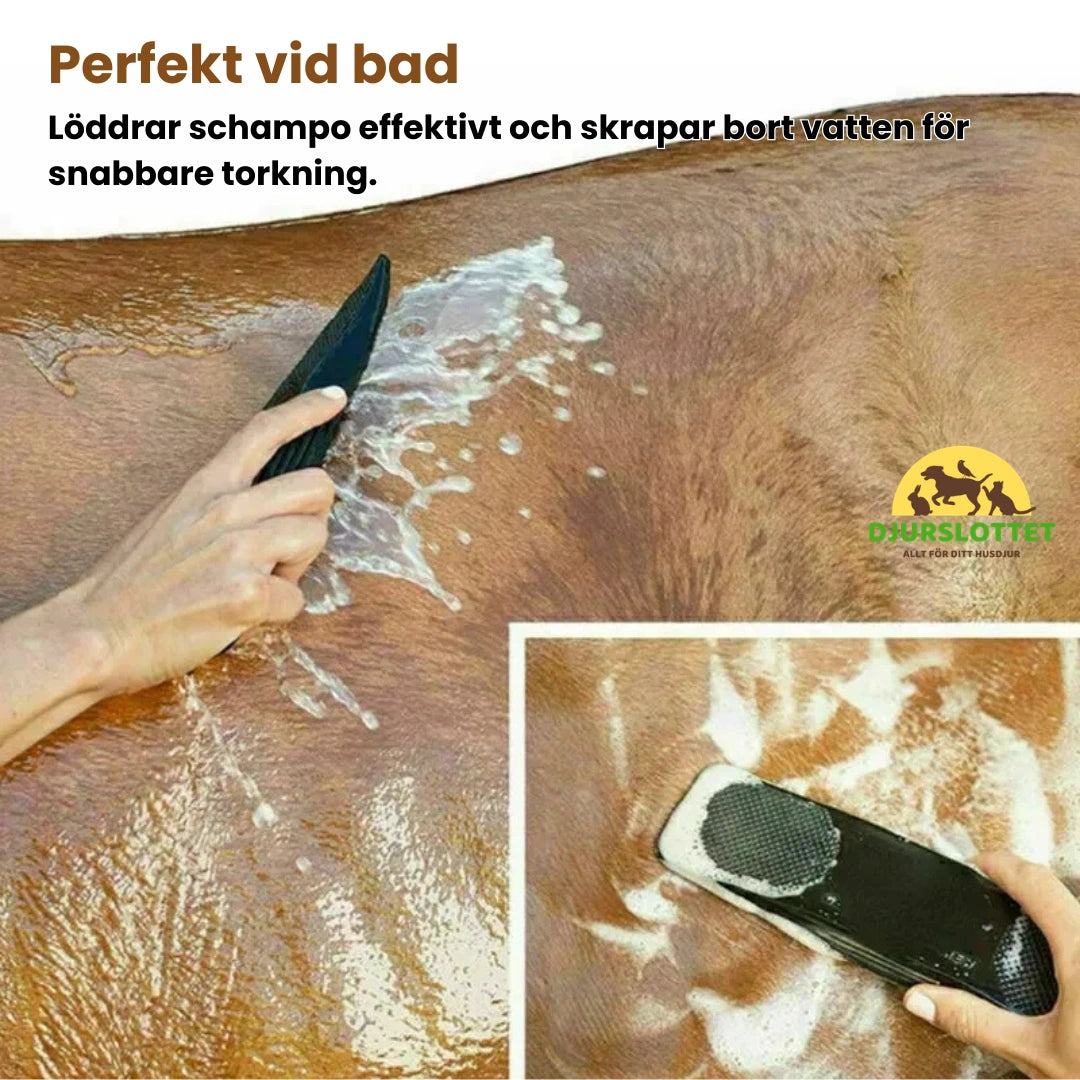 Hästborste Perfekt vid bad - Djurslottet
