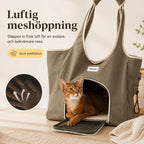 HiDream Bärväska med Frontöppning meshoppning - Djurslottet