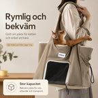 HiDream Bärväska med Frontöppning rymlig och bekvam - Djurslottet