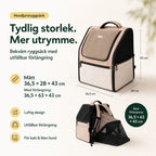 HiDream Expanderbar Ryggsäck Storlek - Djurslottet