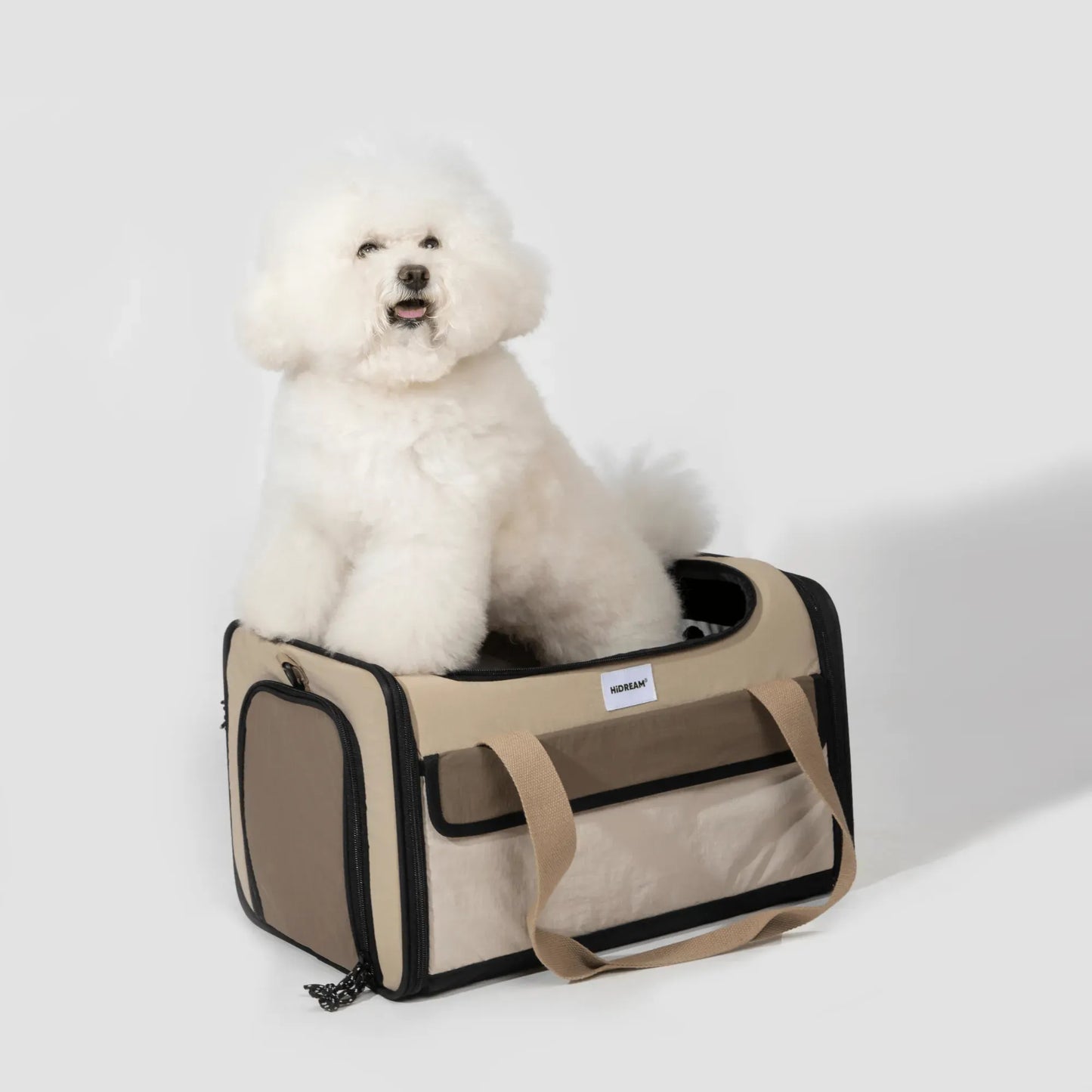 HiDream flyggodkänd transportväska med hund