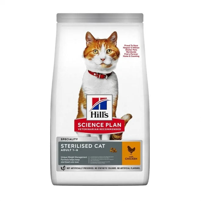 Hill's Science Plan Cat Adult Sterilised Chicken 1,5