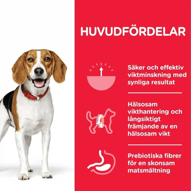 Hill's Science Plan Dog Adult Medium Perfect Weight Chicken - Djurslottet