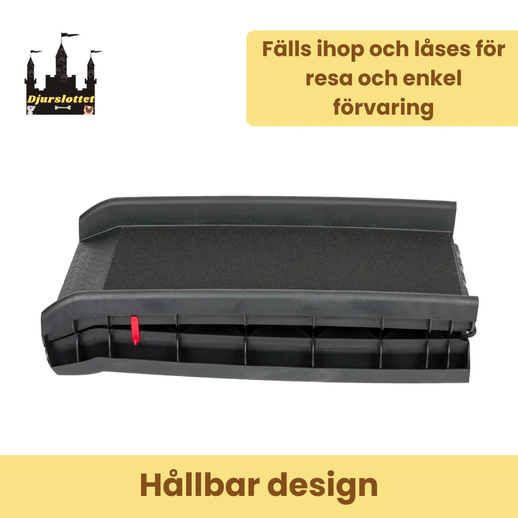 Hopfällbar hundramp för bil Design - Djurslottet