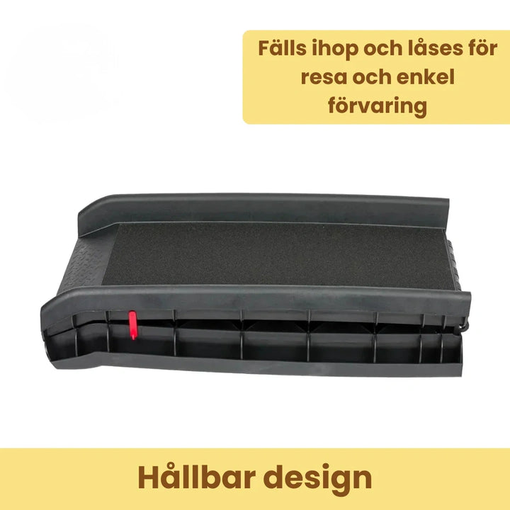 Hopfällbar hundramp för bil Design Djurslottet
