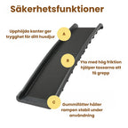 Hopfällbar hundramp för bil Säkerhetsfunktioner - Djurslottet