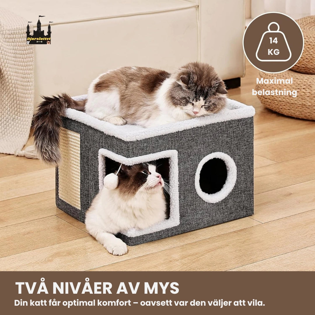 Hopfällbara Kattbädd 14kg Maximal Belastning - Djurslottet