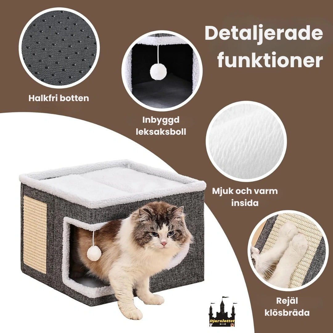 Hopfällbara Kattbädd Detaljerade funktioner - Djurslottet