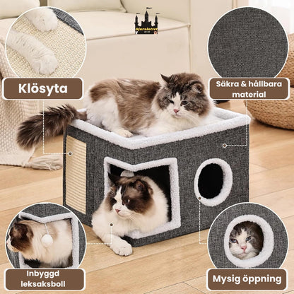 Hopfällbara Kattbädd Specifikationer - Djurslottet