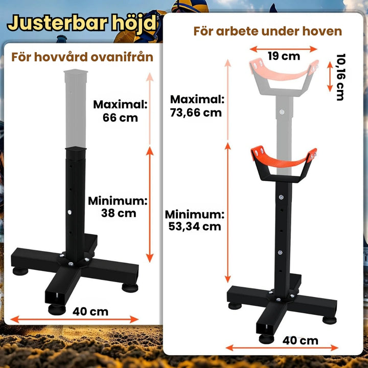 Hovstöd Justerbar för häst Justerbar höjd - Djurslottet