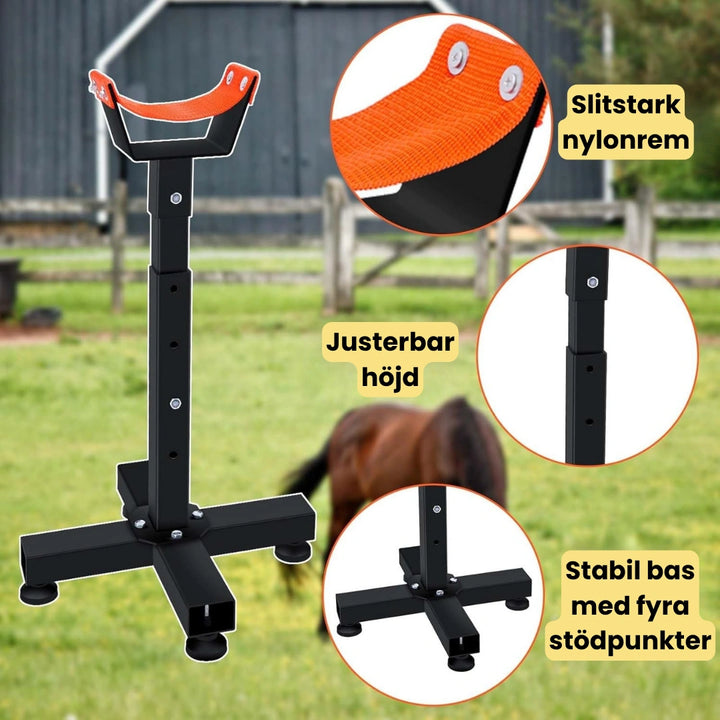 Hovstöd Justerbar för häst Slitstark nylonrem - Djurslottet