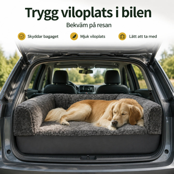 Hundbädd med utdragbar madrass viloplats - Djurslottet
