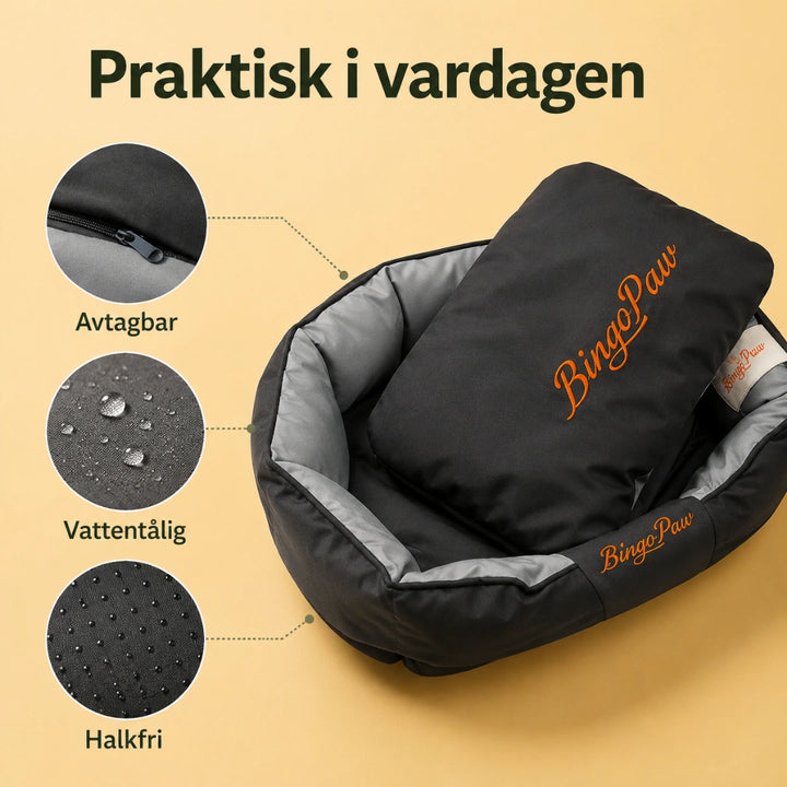 Hundsäng Ovalformad praktisk i vardagen - Djurslottet