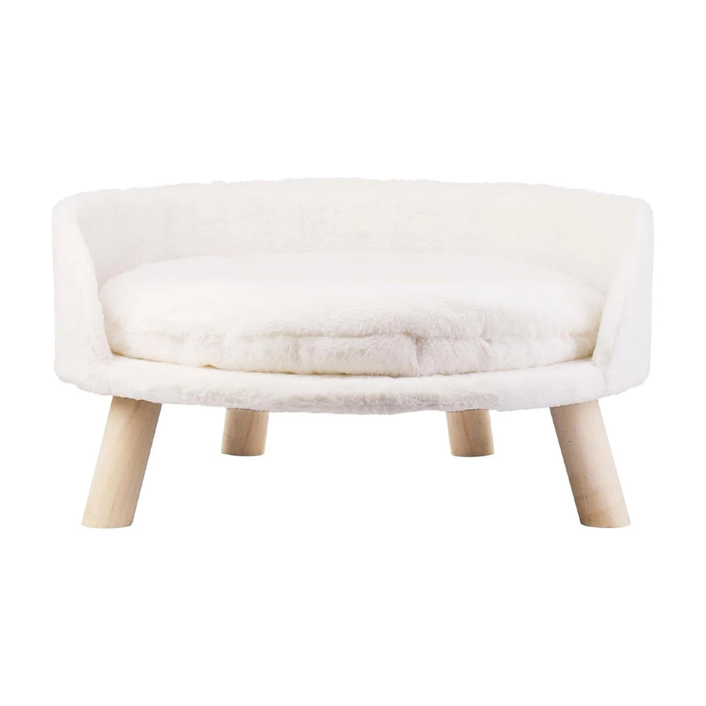 Hundsäng med Ben i Trä - Djurslottet