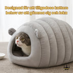 Igloo Kattsäng Mjuk Bädd Designad för att tillgodose katters behov av att gömma sig och leka - Djurslottet