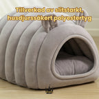 Igloo Kattsäng Mjuk Bädd Tillverkad av slitstarkt, husdjurssäkert polyestertyg - Djurslottet