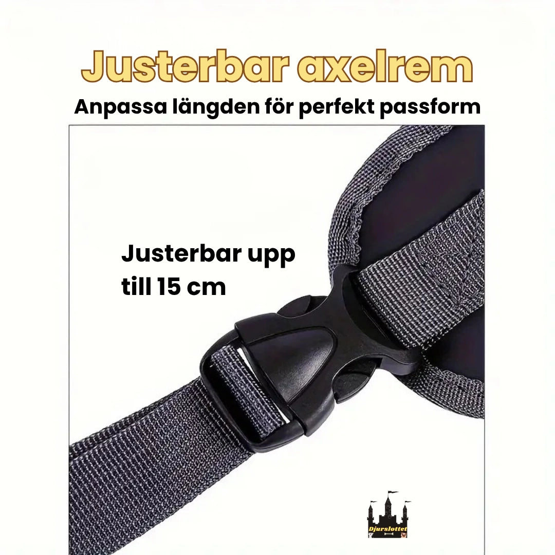 Justerbar axelrem PawsPack Slingväska för husdjur - Djurslottet