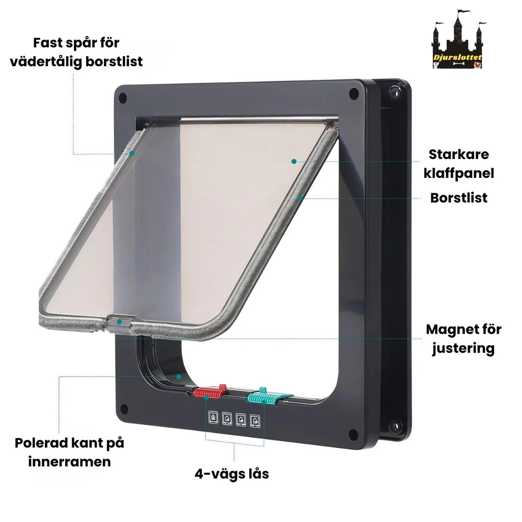Kattlucka Tyst & slitstark- Djurslottet