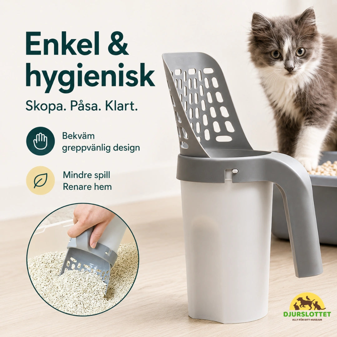 Kattspade med hållare enkel - Djurslottet