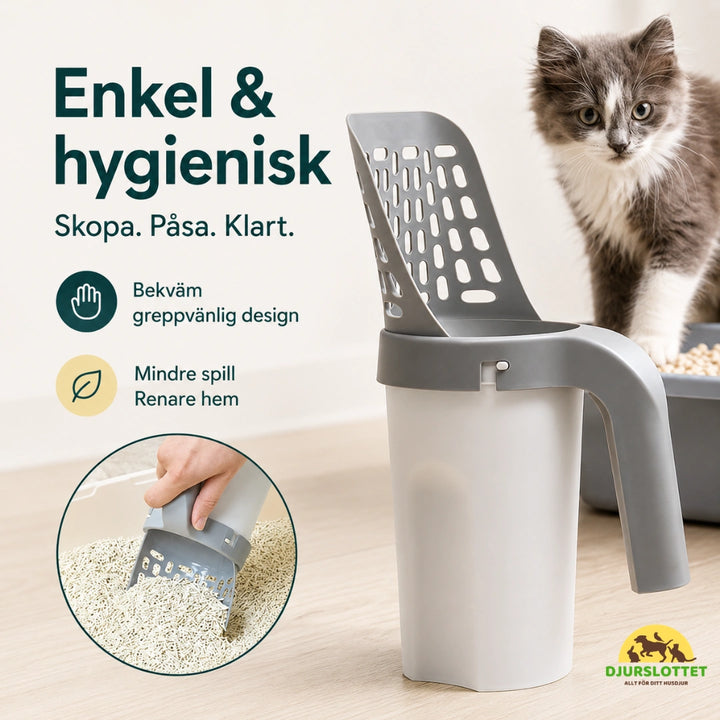 Kattspade med hållare enkel - Djurslottet