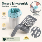 Kattspade med hållare smart & hygienisk - Djurslottet