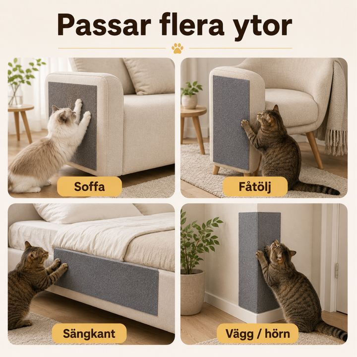 Klösmatta självhäftande passar flera ytor - Djurslottet