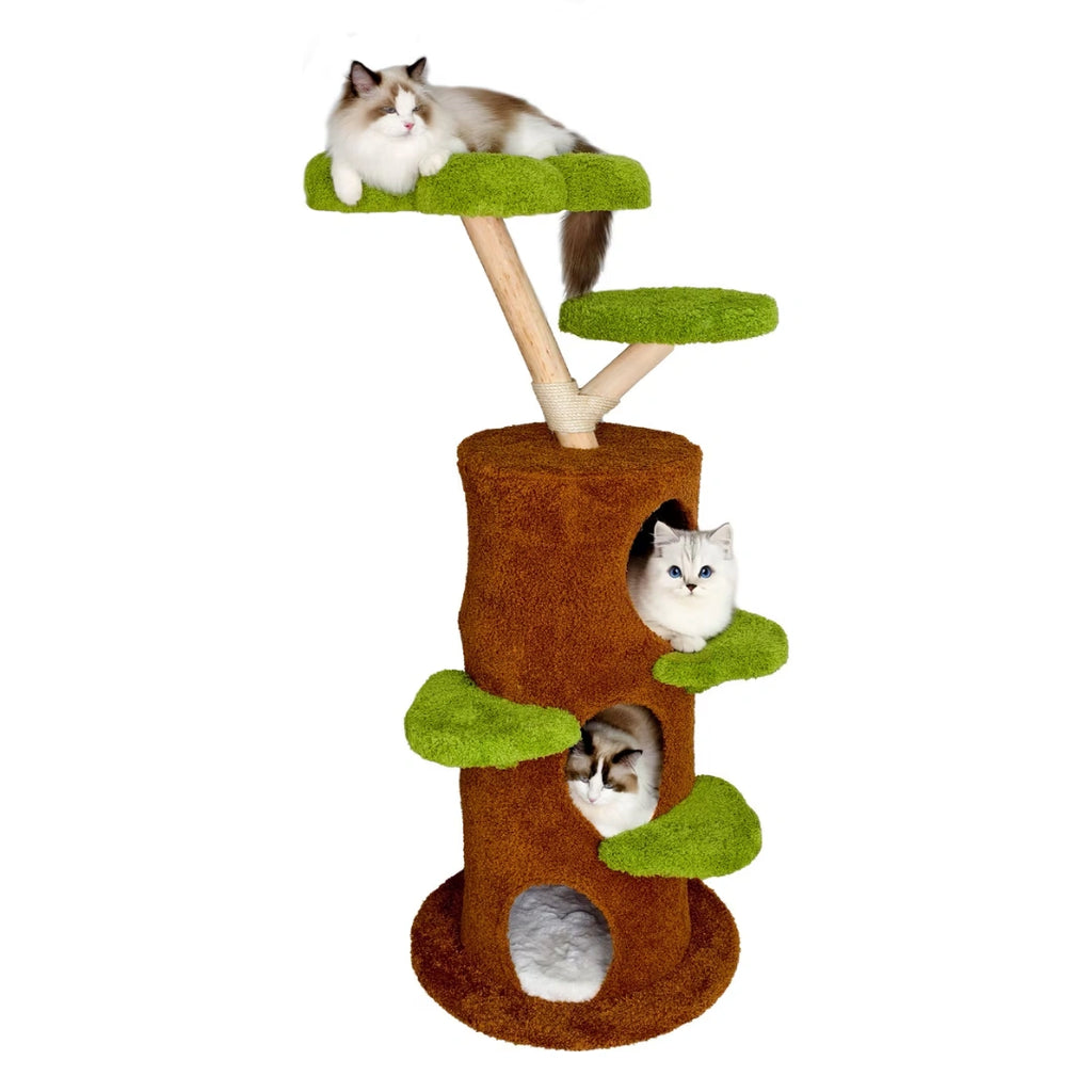 Klösträd i massivt trä - Djurslottet