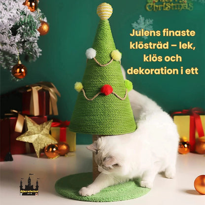 Klösträd julgran för katt Julens finaste klösträd – lek, klös och dekoration i ett - Djurslottet