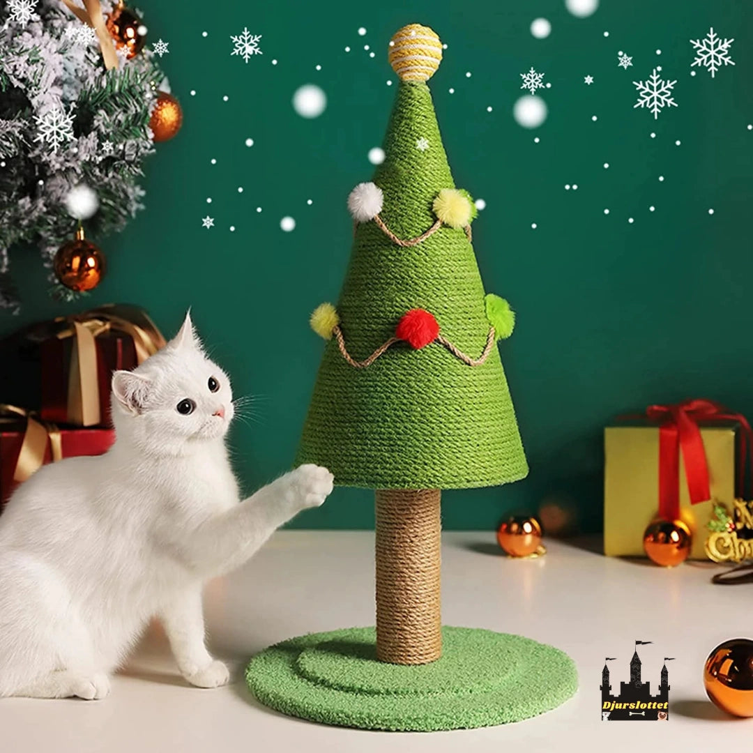 Klösträd julgran för katt Klösträd som lösning - Djurslottet