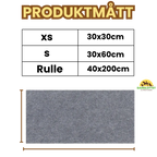 Storlek på Klösmatta självhäftande - Djurslottet