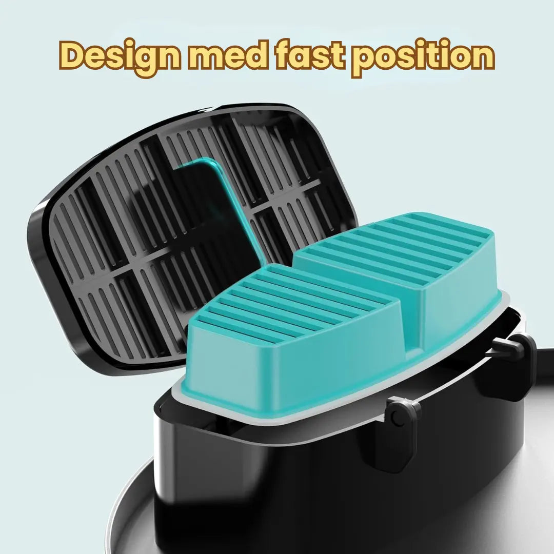 Kolfilter till kattfontän trådlös rostfri Design med fast position - Djurslottet