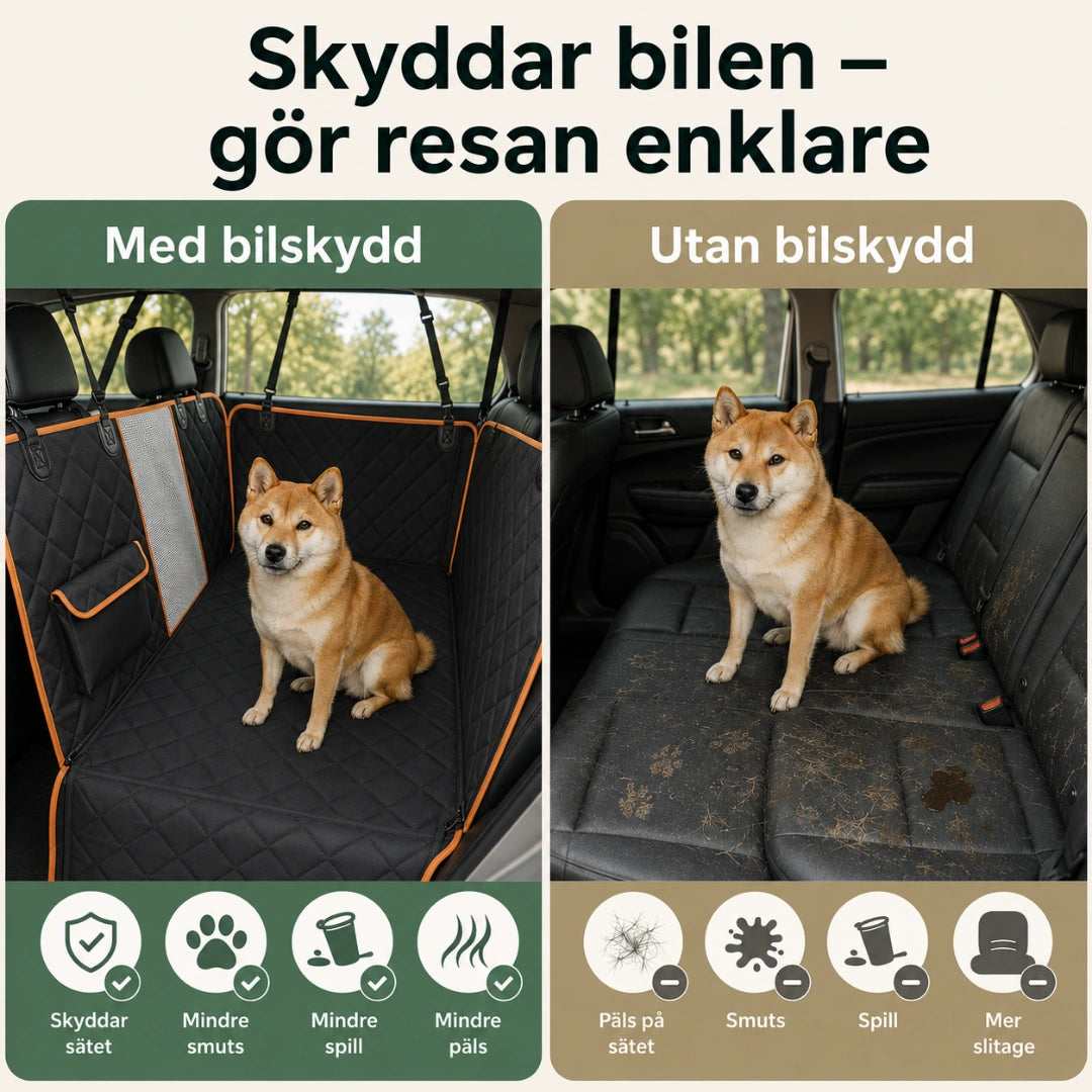 Komplett baksätesskydd repsäker skyddar  - Djurslottet
