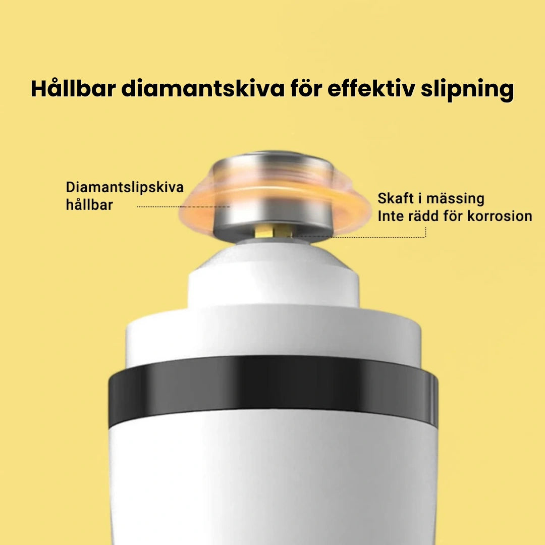 LED Elektrisk klofil för Husdjur Hållbar diamantskiva för effektiv slipning - Djurslottet