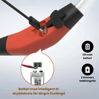 LED Halsband för Hund & Katt Batteri med intelligent IC skyddskrets för längre livslängd -Djurslottet