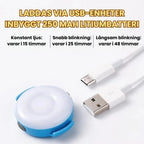 LED Ljus för Hundsele LADDAS VIA USB-ENHETER INBYGGT 250 MAH LITIUMBATTERI Djurslottet