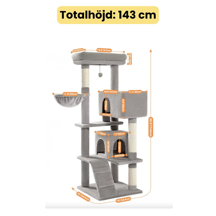 Långa Klösträd Storlek 143 cm - Djurslottet
