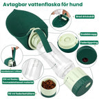 Leaf Flaska Avtagbar vattenflaska för hund- Djurslottet