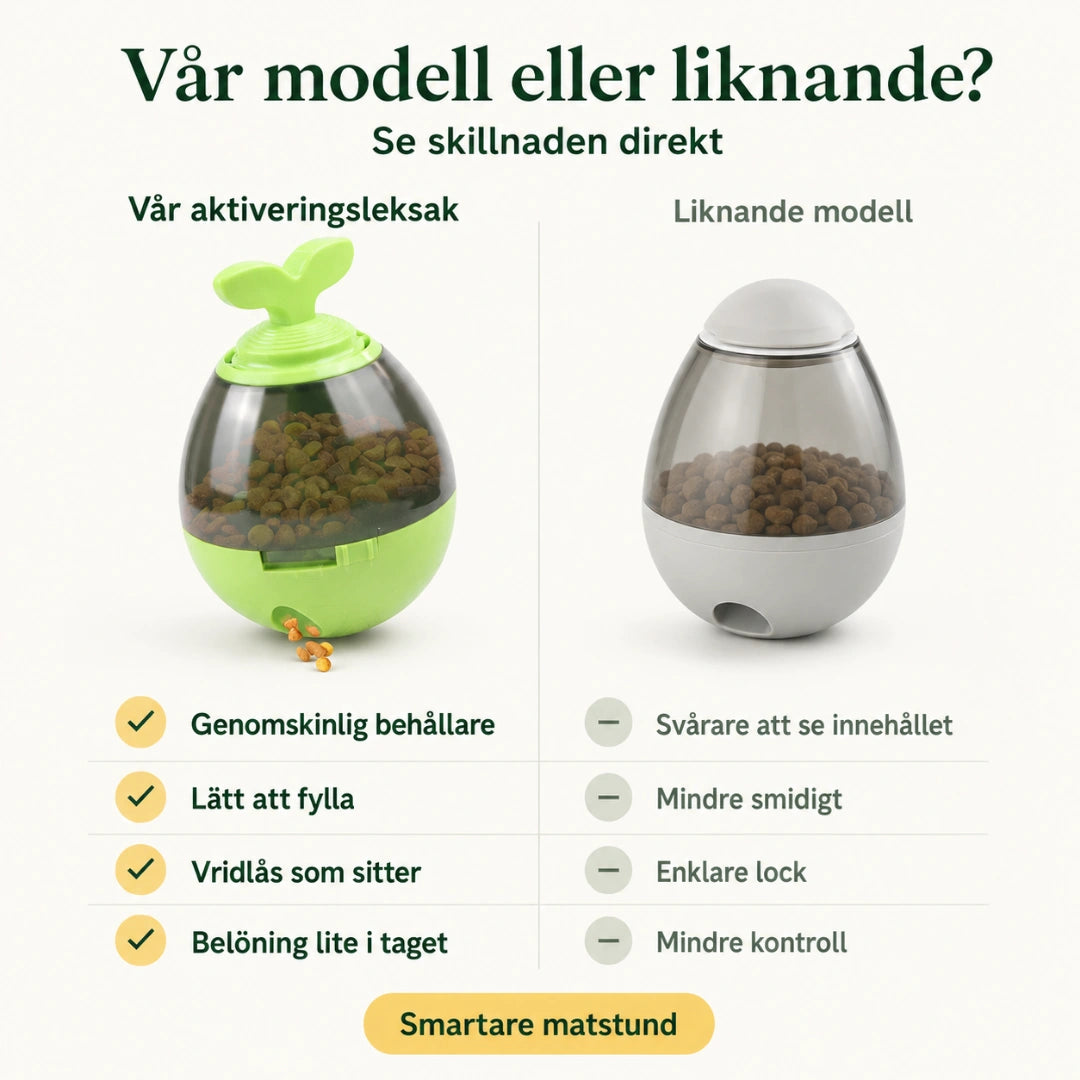 Leaky feeder vs vanlig - Djurslottet