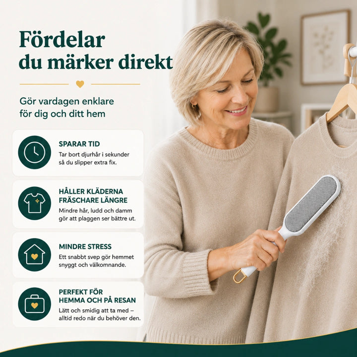 Lintborste sparar tid - Djurslottet