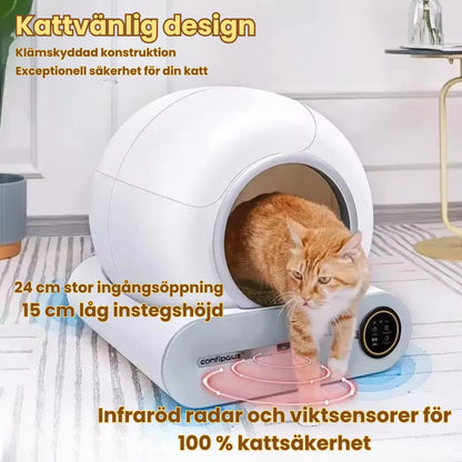 Litterluxe Pro Självrengörande Kattlåda Automatisk Avfallshantering - Djurslottet