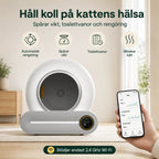 Litterluxe Pro Självrengörande Kattlåda hall koll pa kattens halsa - Djurslottet