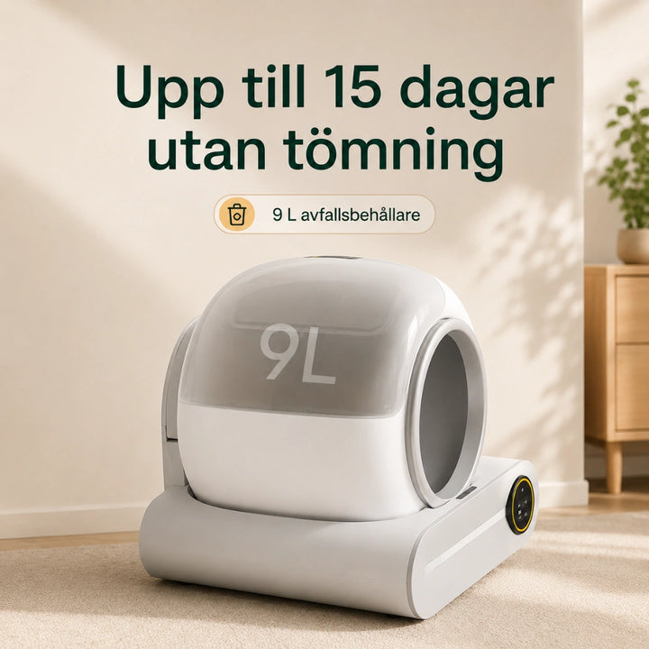 Litterluxe Pro Självrengörande Kattlåda upp till 15 dagar - Djurslottet