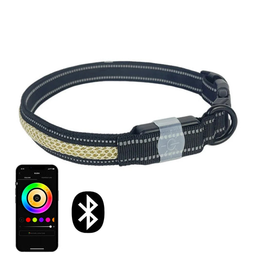 LunaPaw hundHalsband med LED-belysning - Djurslottet