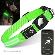 Lysande Airtag halsband För hundar
