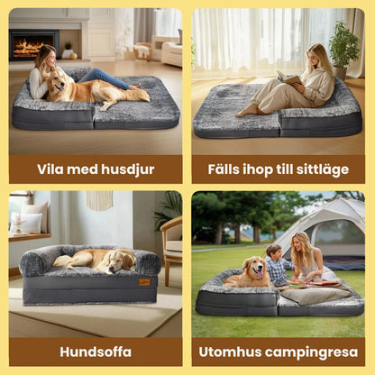Mänsklig hundbädd Multifunktionell design för vardag och äventyr - Djurslottet