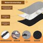 Material som vi använder på bilbarnstol - Djurslottet